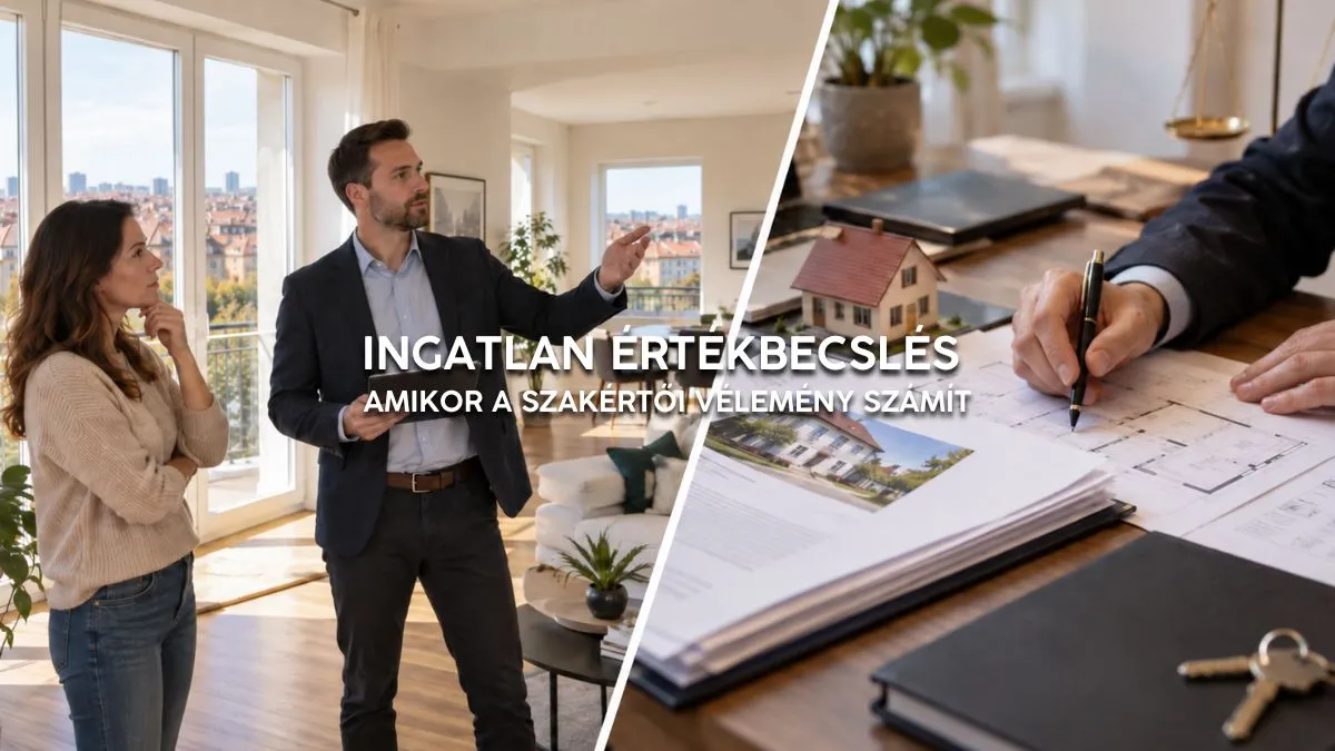 Ingatlan értékbecslés és szakértői vélemény lakóingatlan esetén